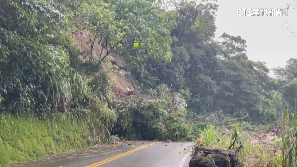 阿里山達娜伊谷道路坍方搶修中　村長籲：暫時別來