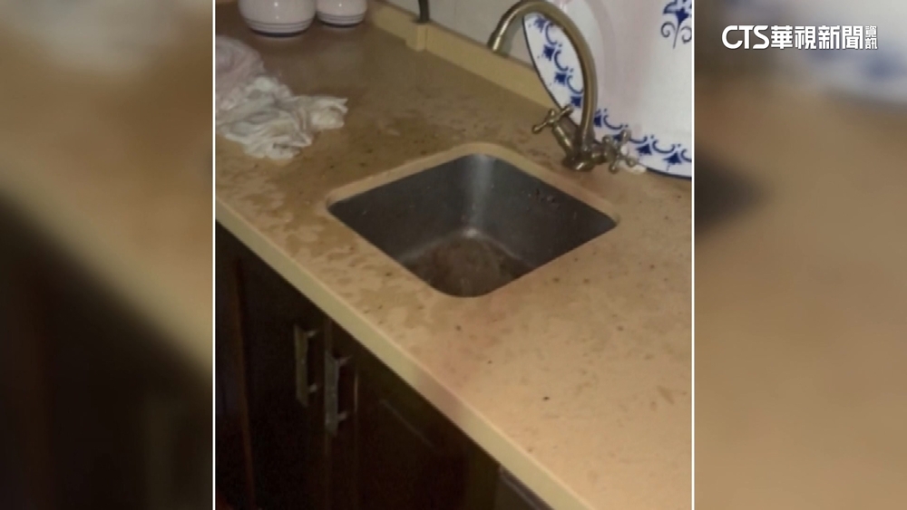 西班牙豪雨淹水導致「逆流」　流理台噴泥水！