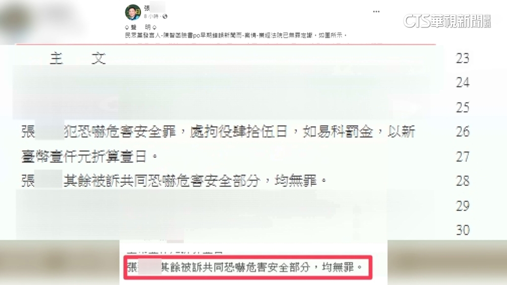 柯辦控賴後援會長涉暴力　當事人截圖判決書喊無罪
