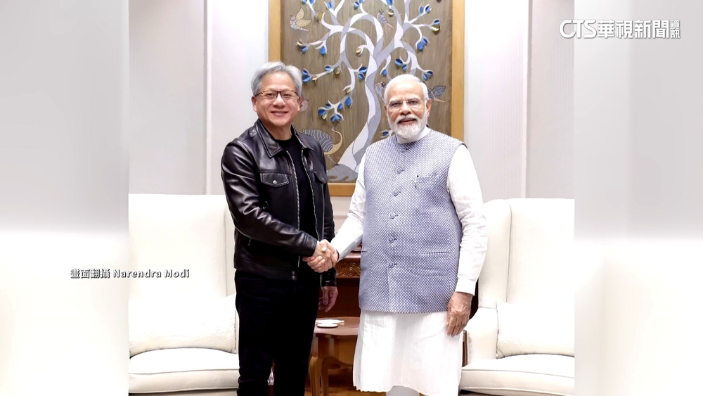 黃仁勳讚印度「最大AI市場」　專家：鴻海可望搭順風車