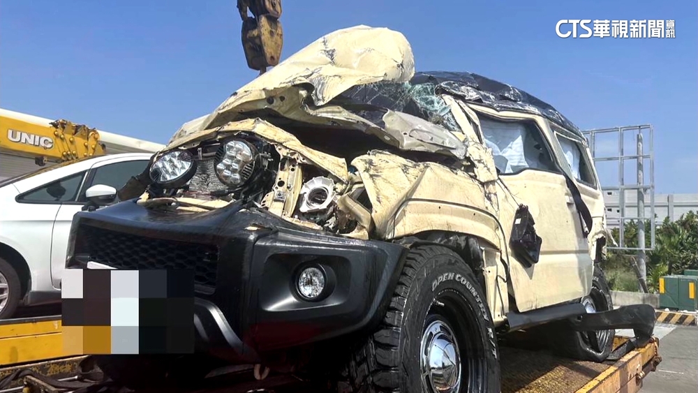 開自動駕駛鬆懈？國道3連撞　「吉普車翻9圈」2輕傷