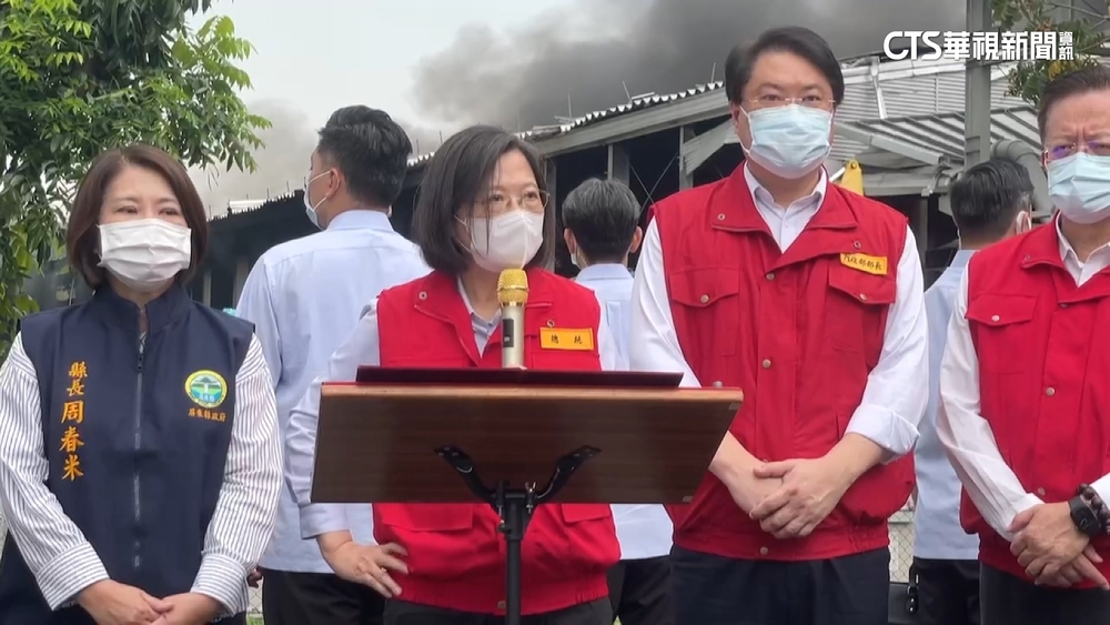 屏東高爾夫工廠爆　總統：速召開調查會釐清原因