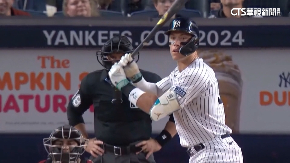 Judge三響砲敲暈響尾蛇！　登洋基隊史第一人