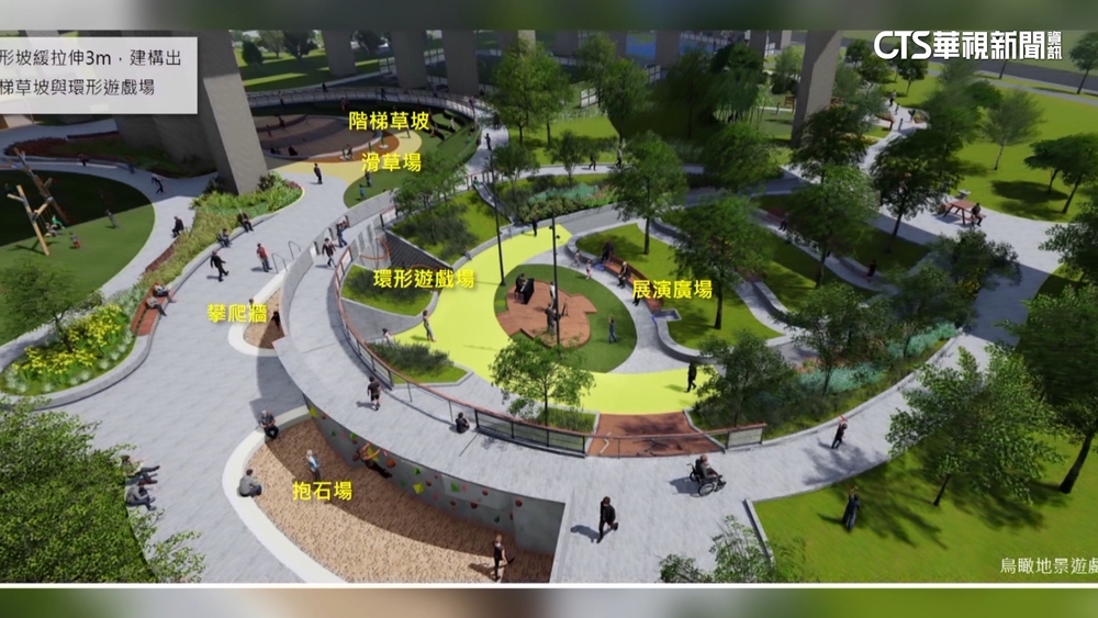 桃園打造「遊戲城市」　平鎮公園遊戲場動工