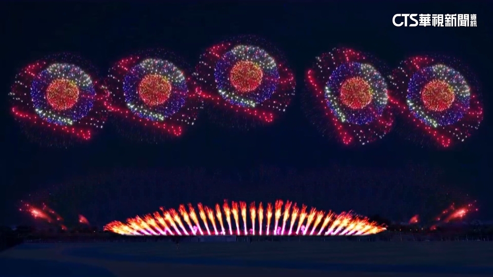 國慶焰火絕美模擬首曝光　狂放36分鐘照亮夜空