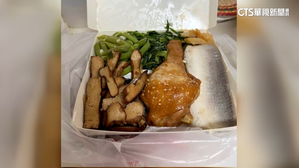 佛心！　雞腿+虱目魚附4菜賣140　網友：便宜到哭
