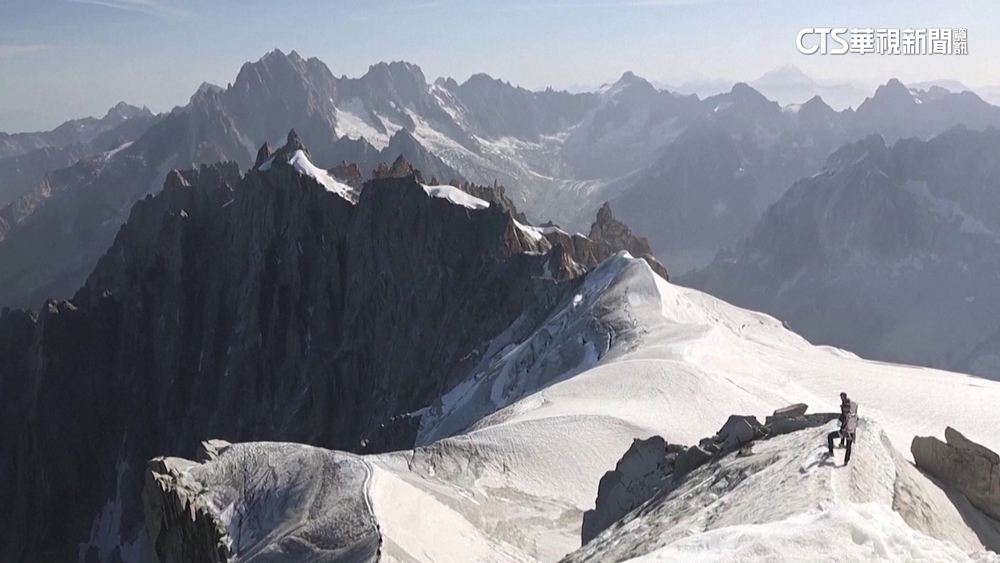 夏季降水減少　阿爾卑斯山白朗峰2年矮了2.22米