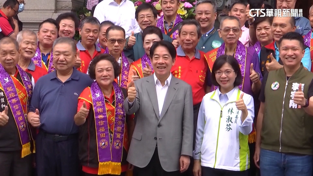 新北議長蔣根煌同台賴清德　眾人喊「賴總統」蔣沈默