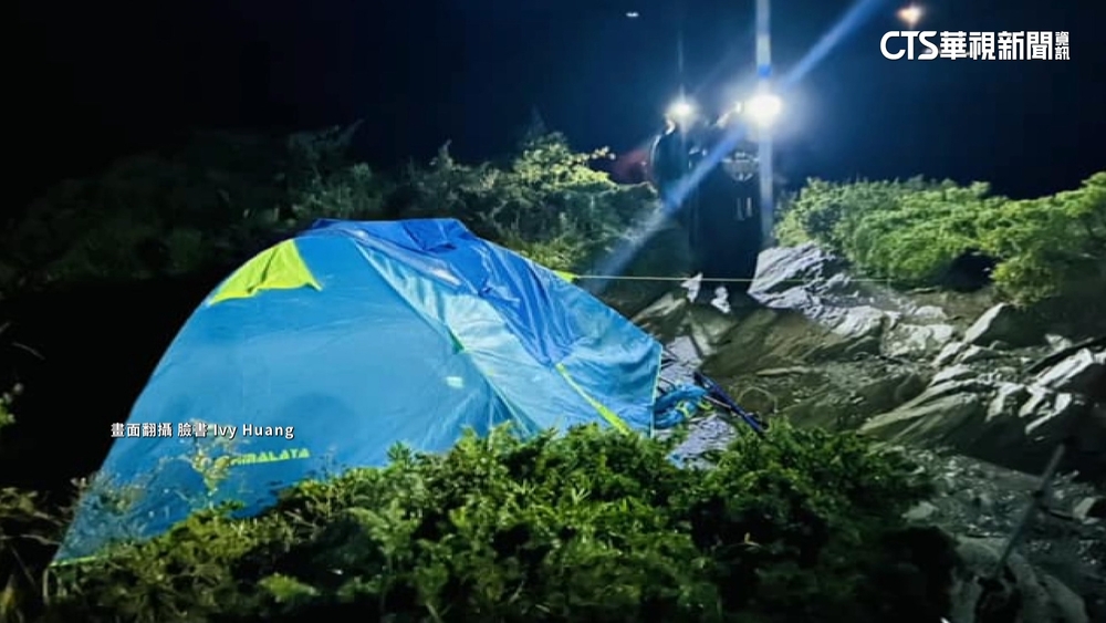 登山客合歡山亂紮營　營繩橫跨步道險害摔挨轟