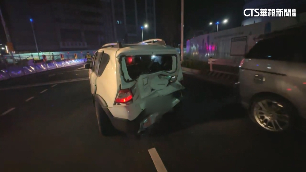 高雄男酒駕撞重機女肇逃　遭警帶回偵辦！