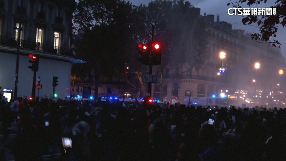 法禁「支持巴勒斯坦」遊行　巴黎警方強制驅離