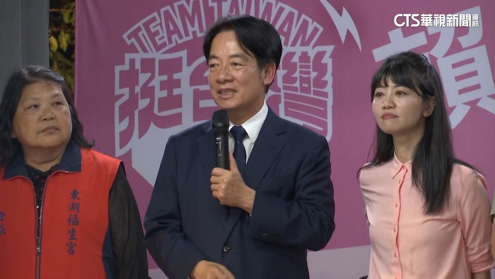 赴內湖切蛋糕　賴清德為高嘉瑜慶生.拉抬選情