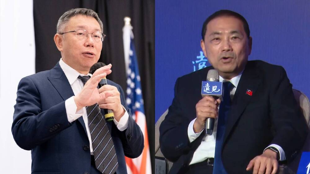 侯友宜喊話柯文哲：利中華民國才會利己　柯笑「Take it easy」