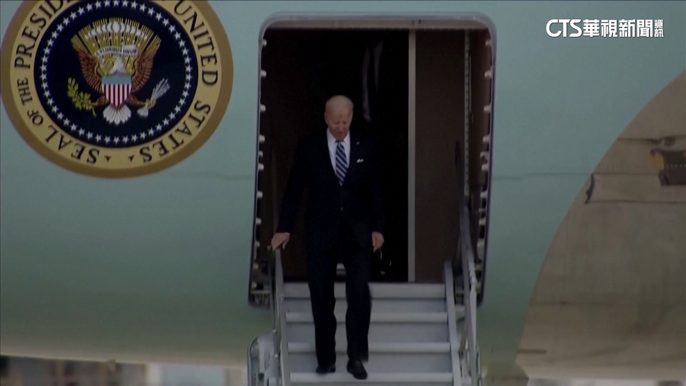 拜登抵達以色列　以國總統.總理納坦雅胡接機