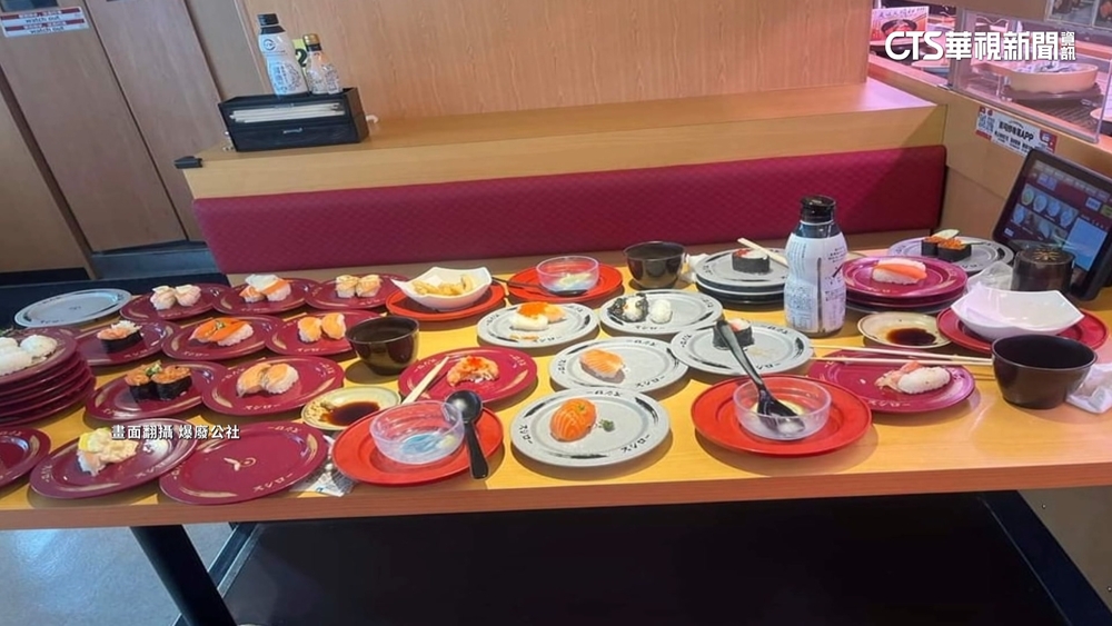 點一桌壽司剩一堆後結帳走人　網轟「浪費食物」