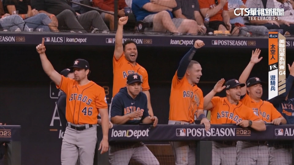 主場優勢互換？　太空人復活10：3擊垮遊騎兵