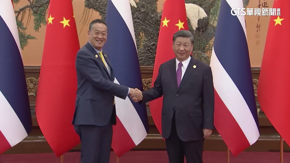 出席一帶一路論壇　泰總理賽塔支持一國兩制