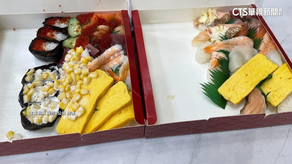 近千元壽司變廚餘！？　客控：外送員餐盒放直的