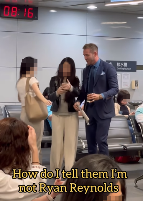 Shaun近日來台，在IG上分享在台灣被民眾誤認為萊恩·雷諾斯，並要求合照 / 圖片翻攝自 shaunbirley IG