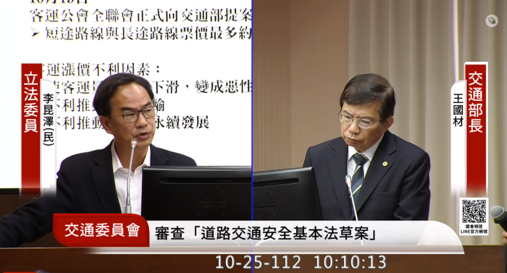 國道客運擬漲3成？王國材鬆口：傾向政府吸收