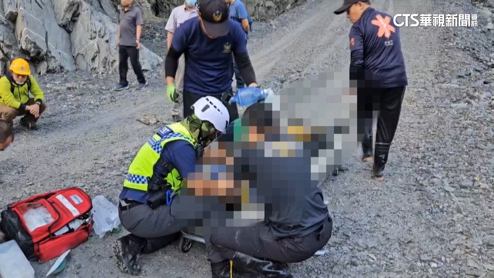 空拍機沒電掉落.冒險撿拾　台電工程人員墜溪谷亡