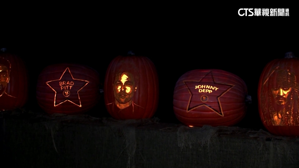 歡慶萬聖節！　洛杉磯4千顆肖像雕刻南瓜吸睛