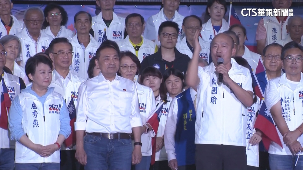 漢子.禿子.燕子合體高雄造勢　支持者熱情相挺