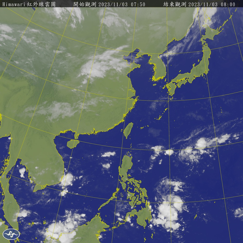 今白天溫暖偏熱！下周一東北季風增強 北、東部轉濕涼