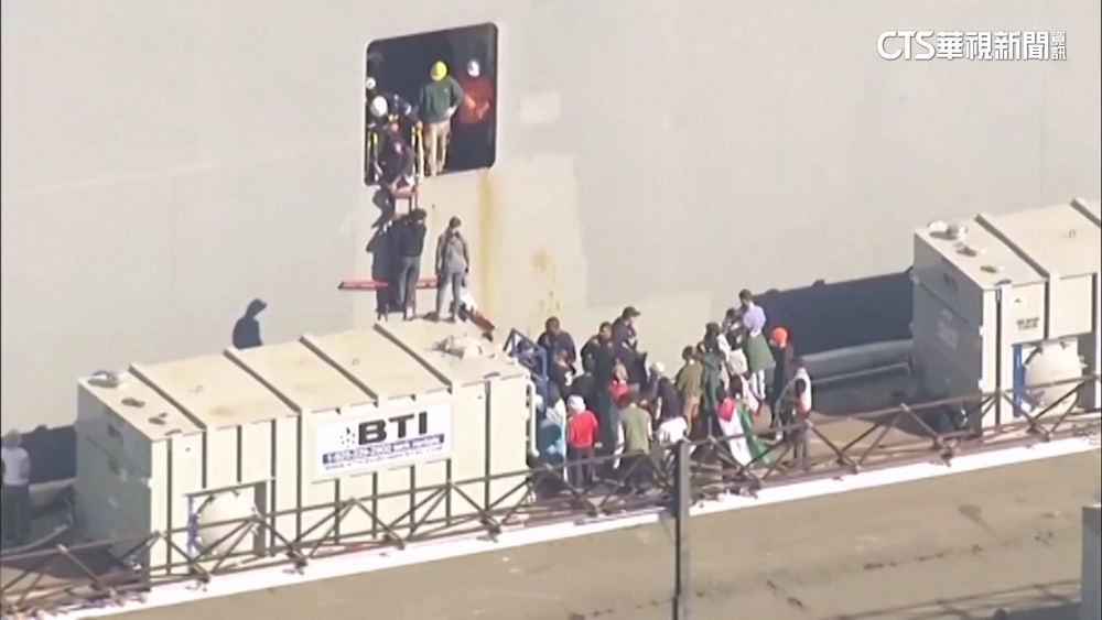 美支持巴勒斯坦民眾　阻船離開奧克蘭港