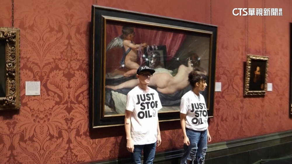 破壞世界名畫保護玻璃　2環保人士被捕