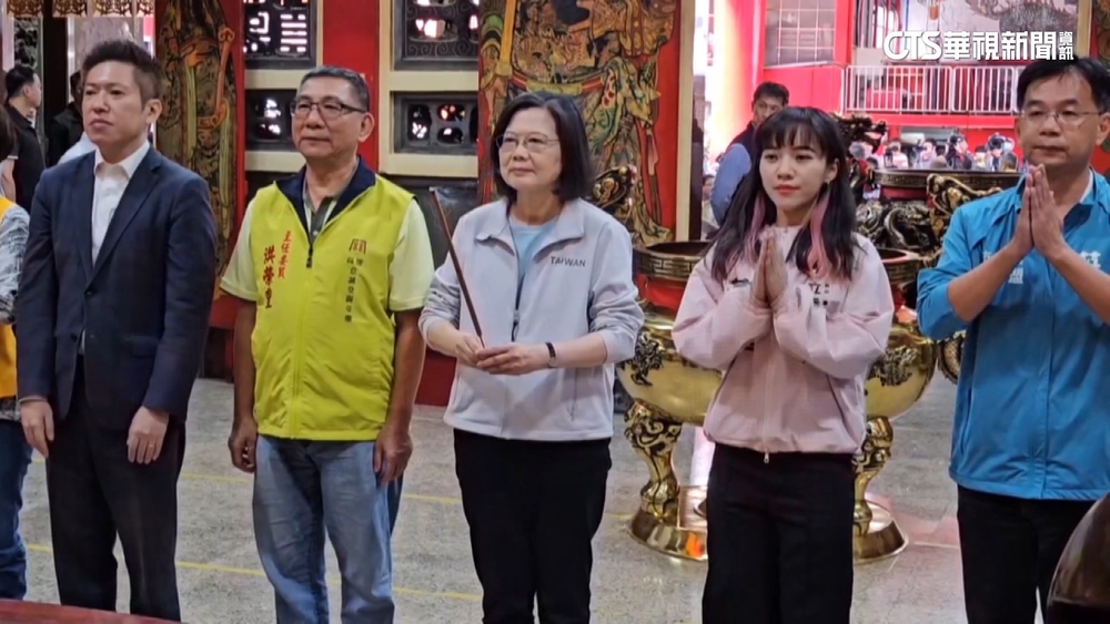 黃捷民調小勝陳美雅　總統蔡英文親自現身輔選