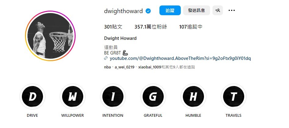 (圖/翻攝自Dwigth Howard IG)