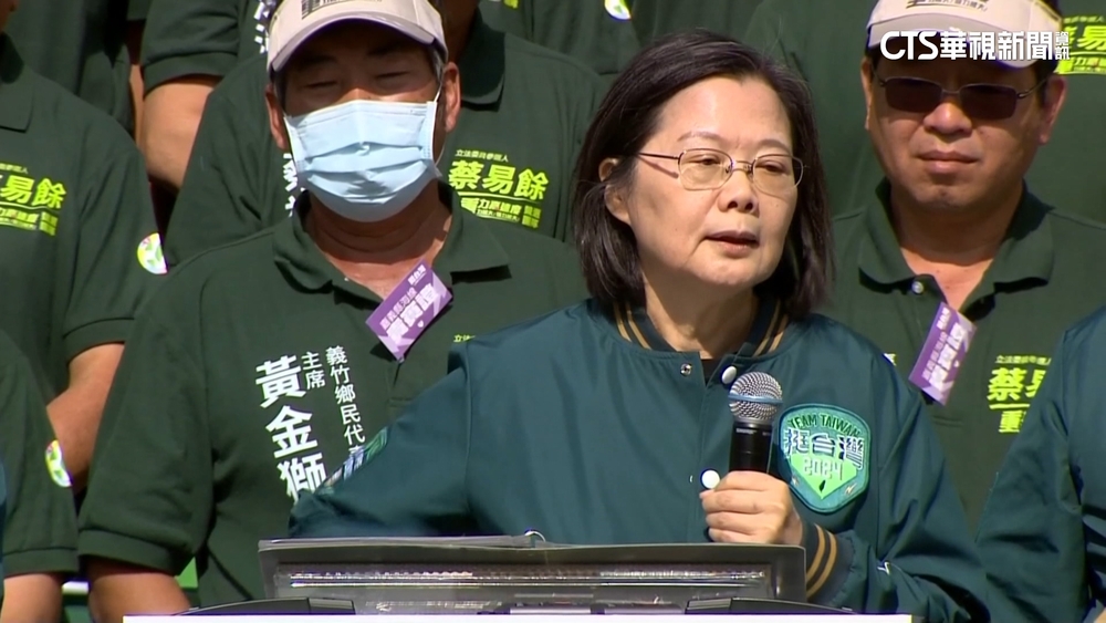 這不是藍白合！　蔡英文：是藍白「分」.分權位分利益