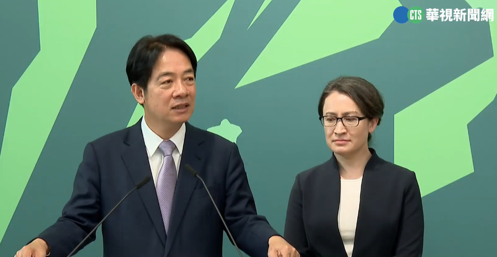 「賴蕭配」正式成軍！與賴清德同台亮相 蕭美琴喊：挺台灣我責無旁貸