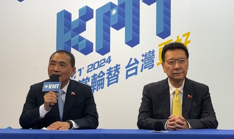 侯友宜喊「侯趙配」是「好兆頭」！ 趙少康：節目全停、當選辭中廣董事長