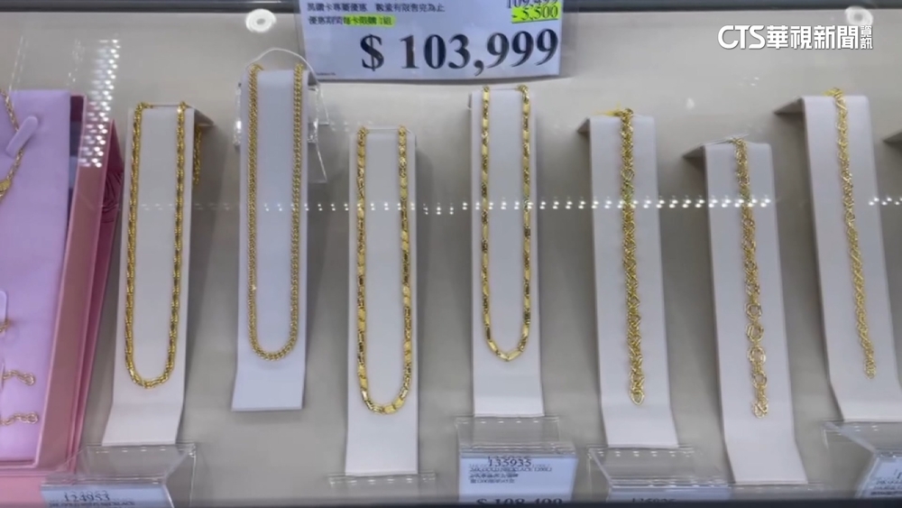 貨比三家！　黃金比去年漲　美式賣場仍搶翻