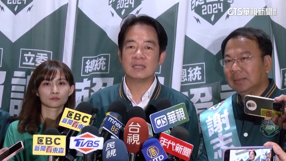 賴清德台中站台　批藍白「為政黨利益分贓權力」