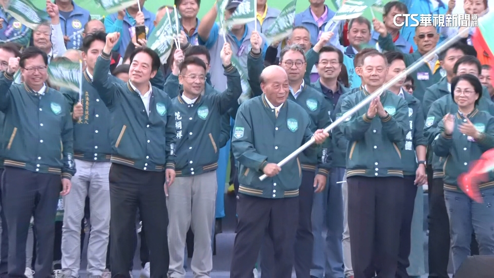 替賴清德北桃競總成立站台　蔡：賴蕭配準備好了