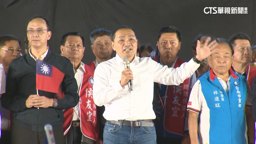 直搗賴清德本命區　侯康配首場造勢喊3萬人到場