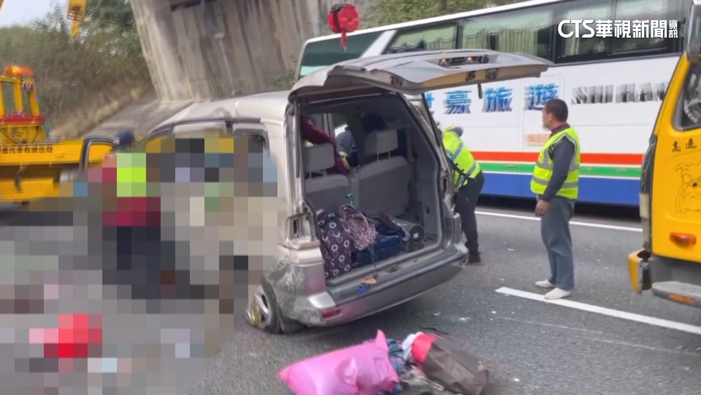 橫禍！國3「電纜線垂墜國道」1死5傷　檢調追禍因