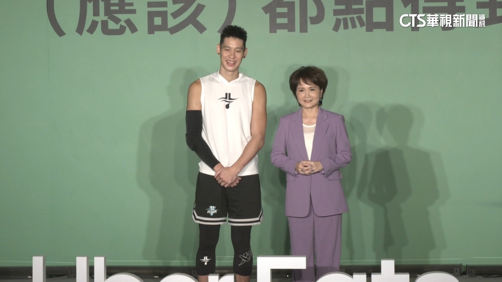 跨界合作！　林書豪聯手沈春華代言外送平台