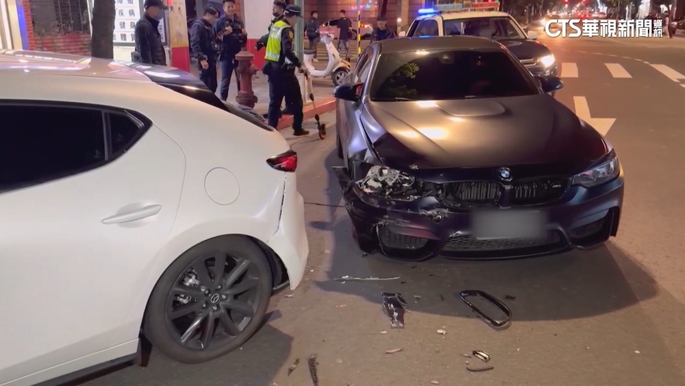 酒駕男「連撞2車」　酒測值達1.41涉公共危險罪送辦