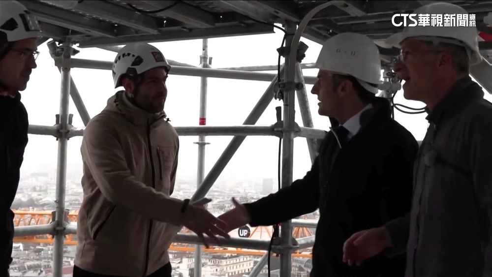 馬克宏視察聖母院重建　承諾明年12月重新開放