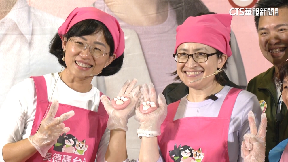 蕭美琴輔選蘇巧慧！特製「貓爪湯圓」　「戰貓」喻外交手腕