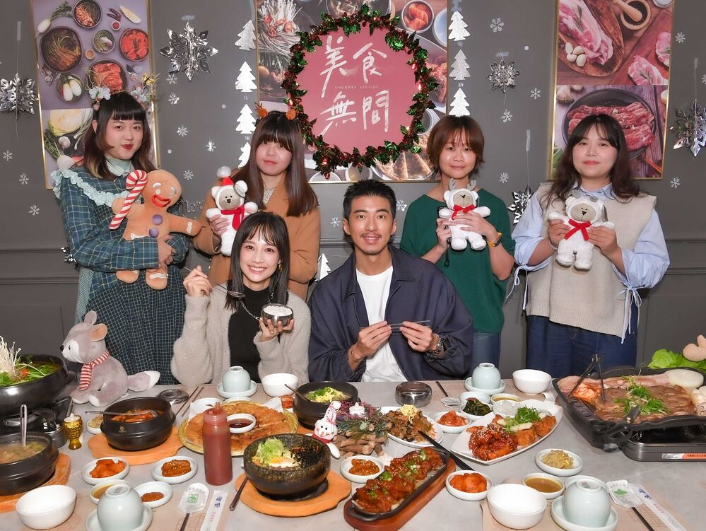 傅孟柏 簡嫚書 《美食無間》裕隆城併桌粉絲慶聖誕