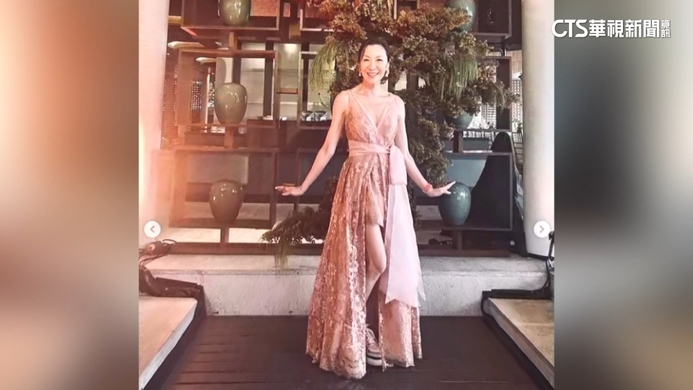 楊紫瓊絕美婚紗來自台灣　藏「締結良緣」寓意