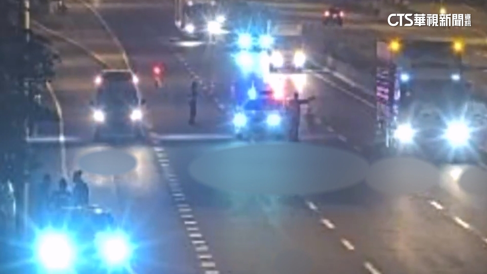 國道車禍　男不明原因陸橋墜落至少遭4車輾過