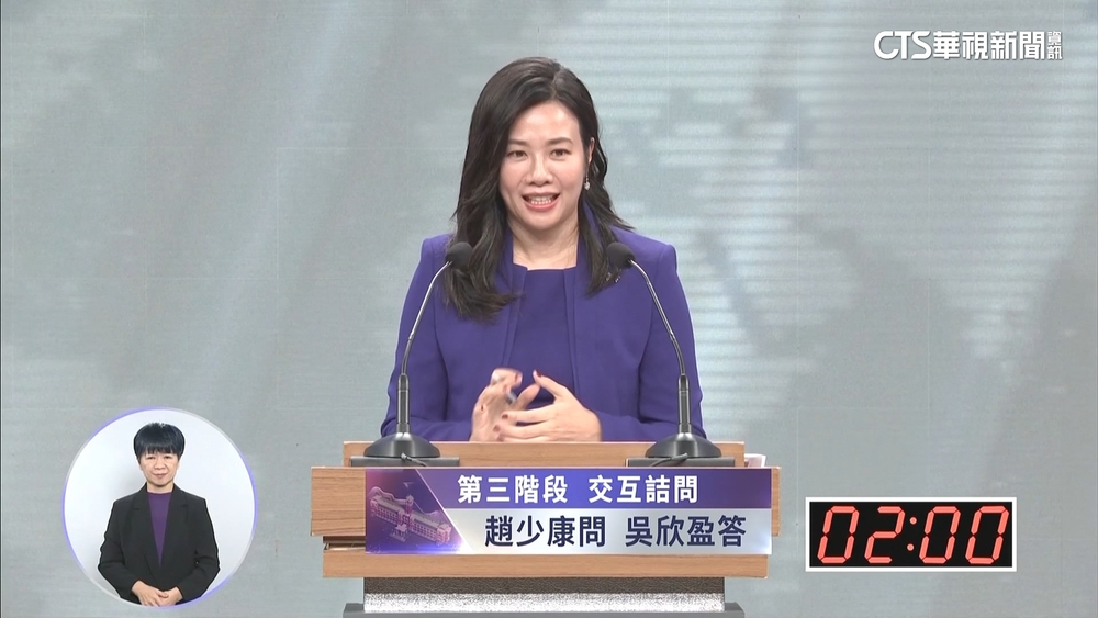副總統候選人電視辯論會　蕭盈康正面交鋒