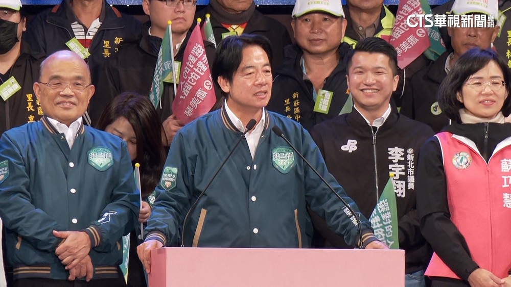 選戰倒數火力全開　賴清德：朝小野大國防將停滯