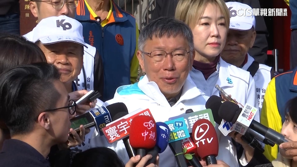 連續兩天台南車掃　柯文哲直搗傳統綠營票倉